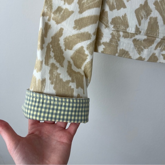 NWT Anthropologie Maeve Gardener Cropped Jacket Beige - Picture 4 of 10